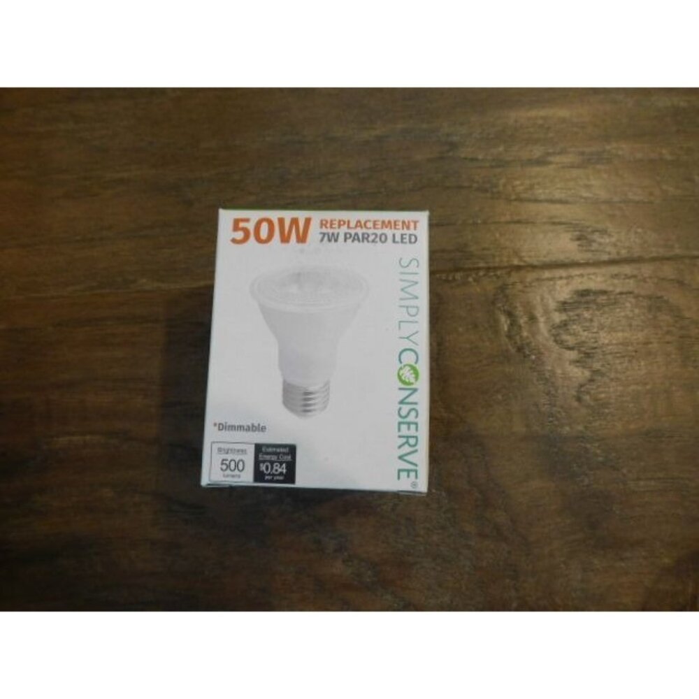 Simply Conserve 50W Replacement 7W LED Par 20 LED Bulb Lot of 24 NEW